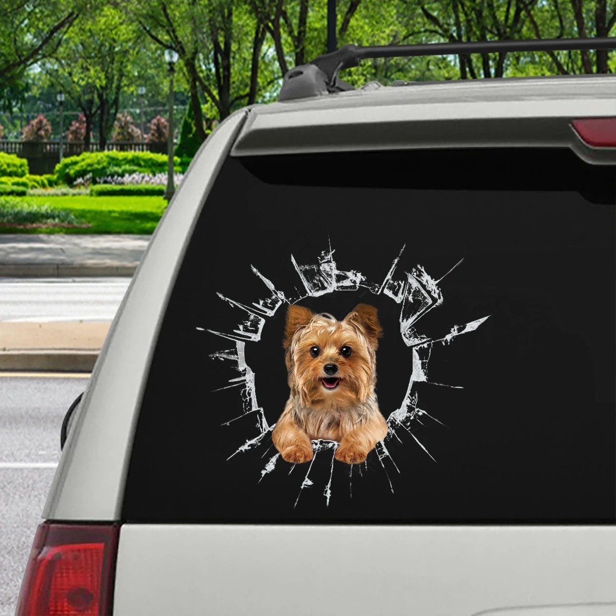 Get In  It's Time For Shopping  Yorkshire Terrier Sticker V2