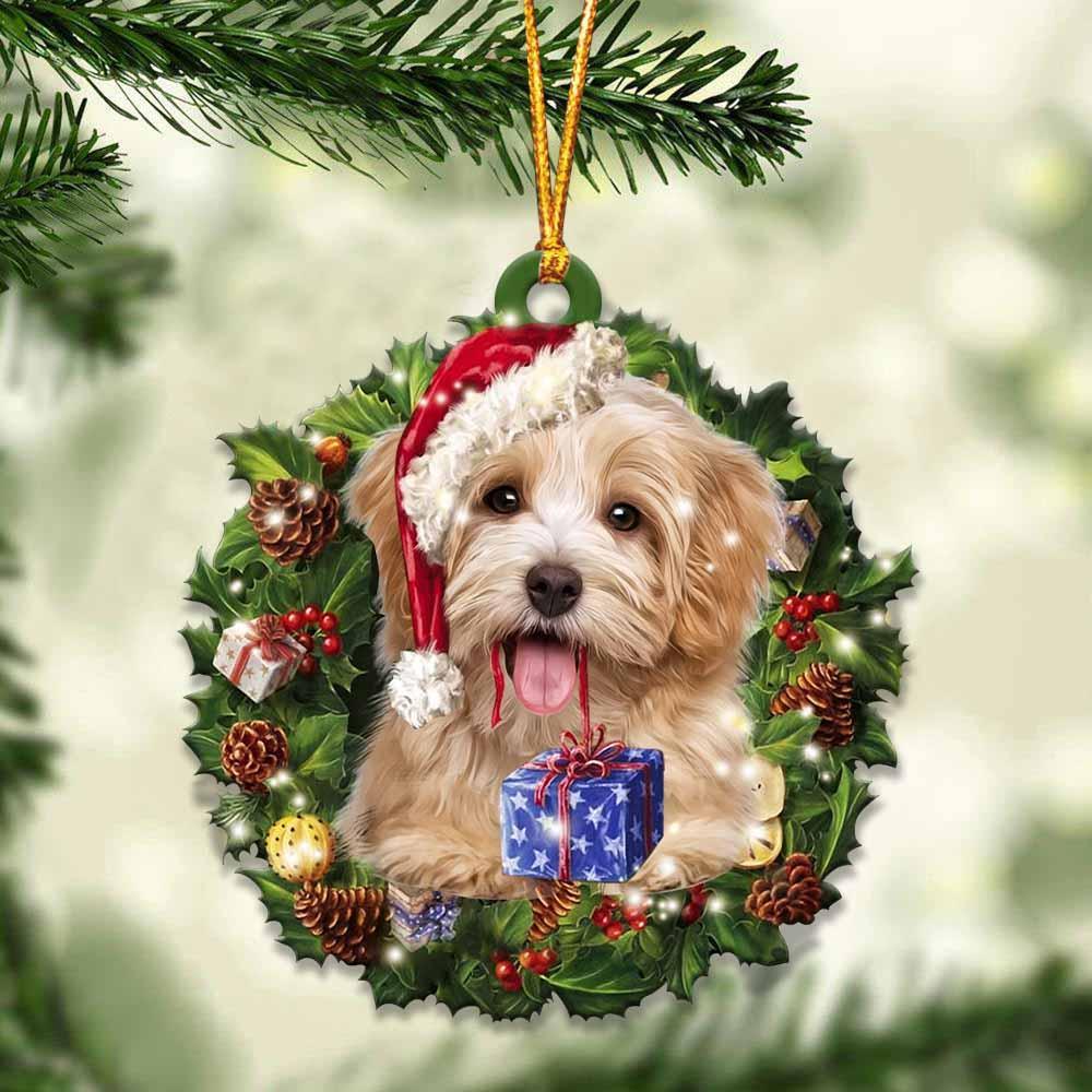 Havanese and Christmas gift for her gift for him gift for Havanese lover ornament