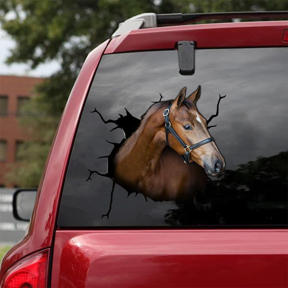 Horse Crack Car Sticker Cattle Lover (14)