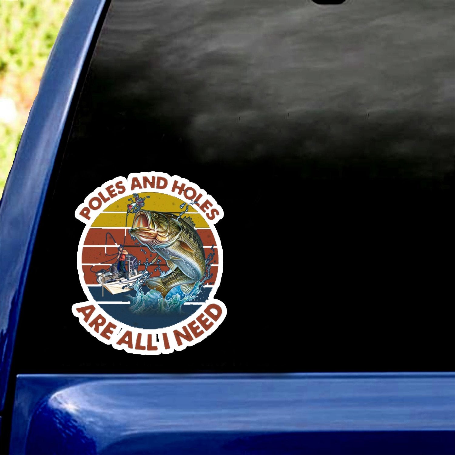 Funny Fishing Sticker 1
