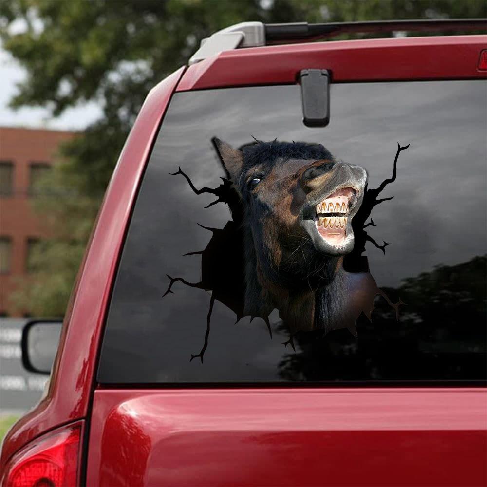 PONY HORSE CRACK STICKER CATTLE LOVER 1