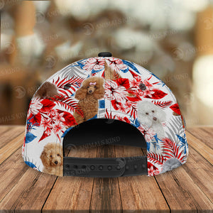 Poodle - American Flag Cap