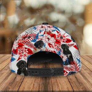 Portuguese Water Dog - American Flag Cap