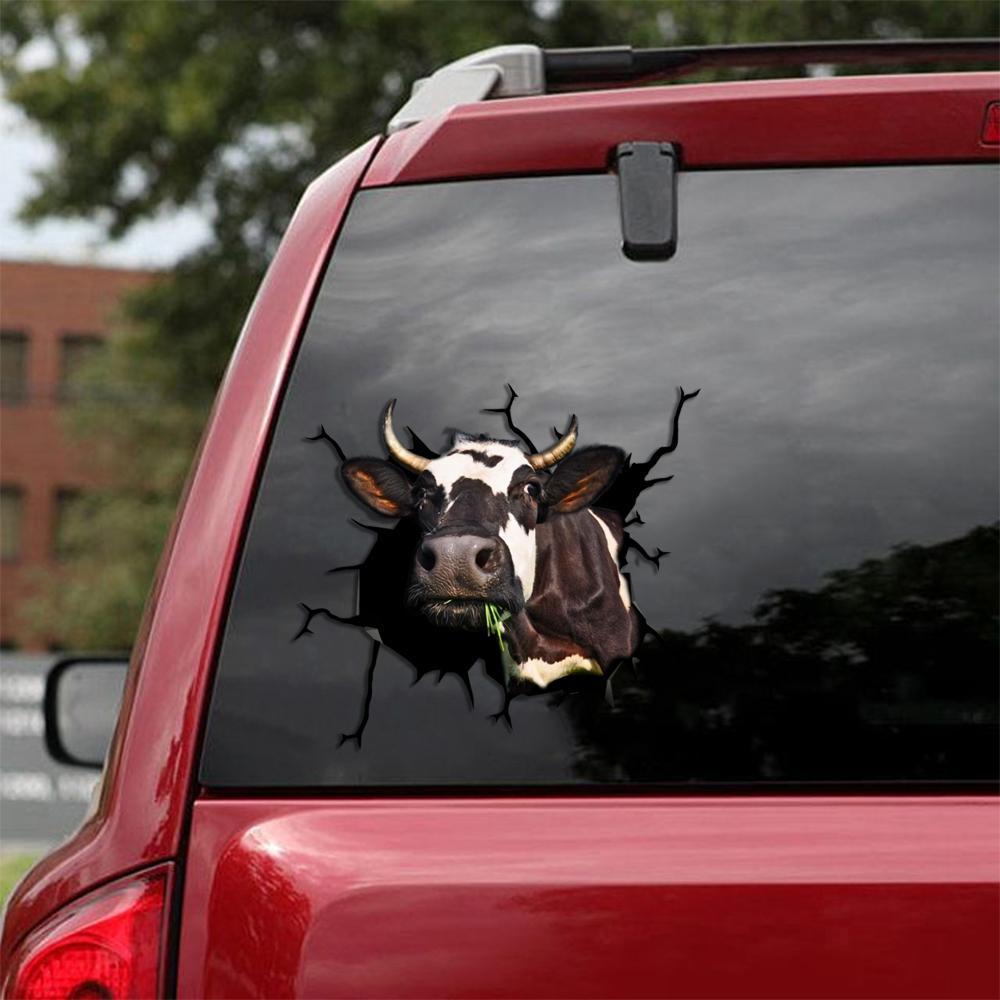DAIRY COW CRACK STICKER CATTLE LOVER 5