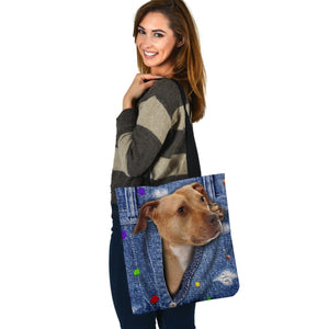 AMERICAN PIT BULL TERRIER-The Rainbow-Cloth Tote Bag