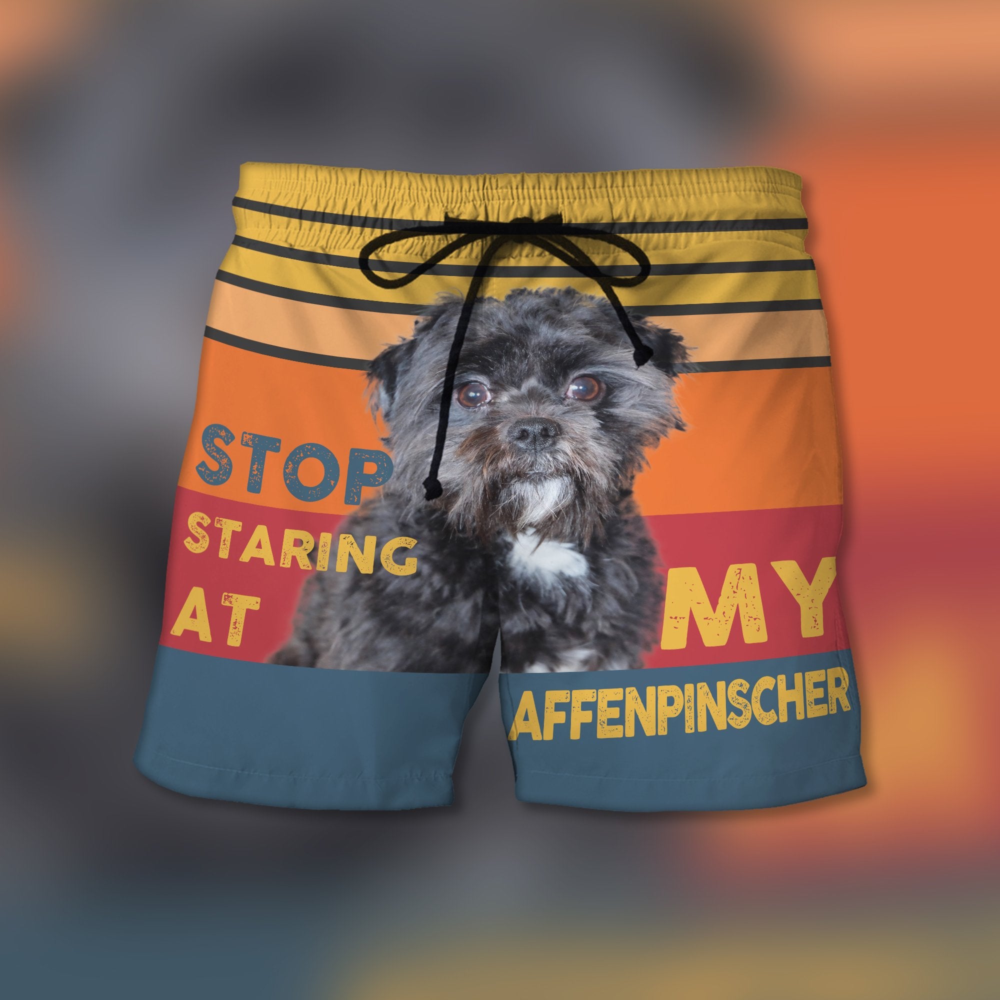 Stop Staring At My Affenpinscher - Custom Trunks