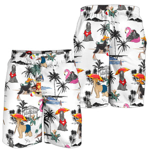 Afghan Hound-Summer Beach Mens Shorts