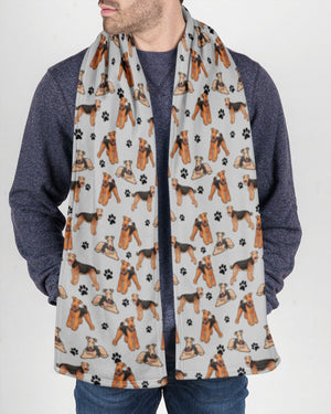 Airedale Terrier-Paw Dog Scarf