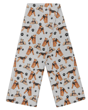 Airedale Terrier-Paw Dog Scarf