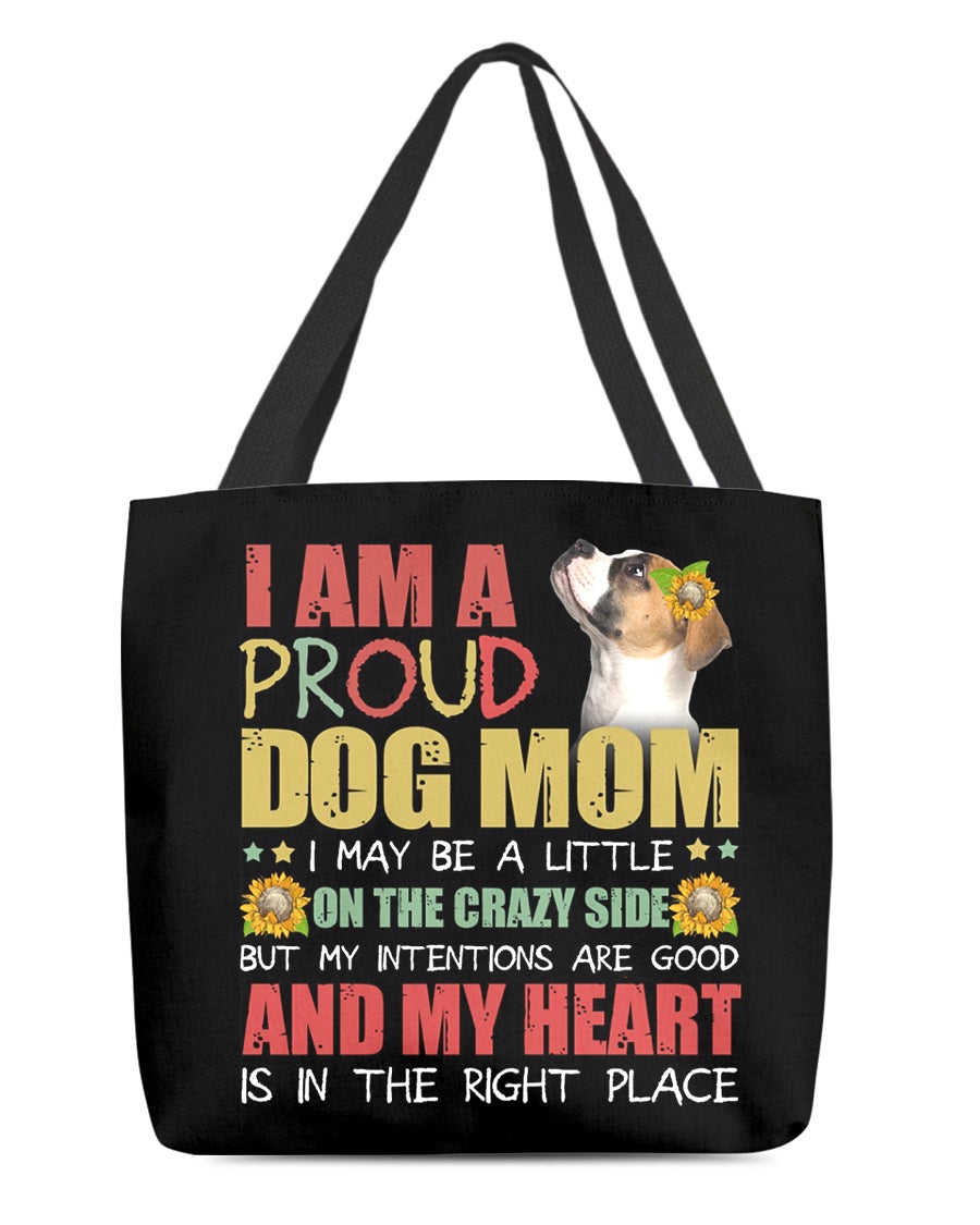 American Bulldog-Right Place-Cloth Tote Bag