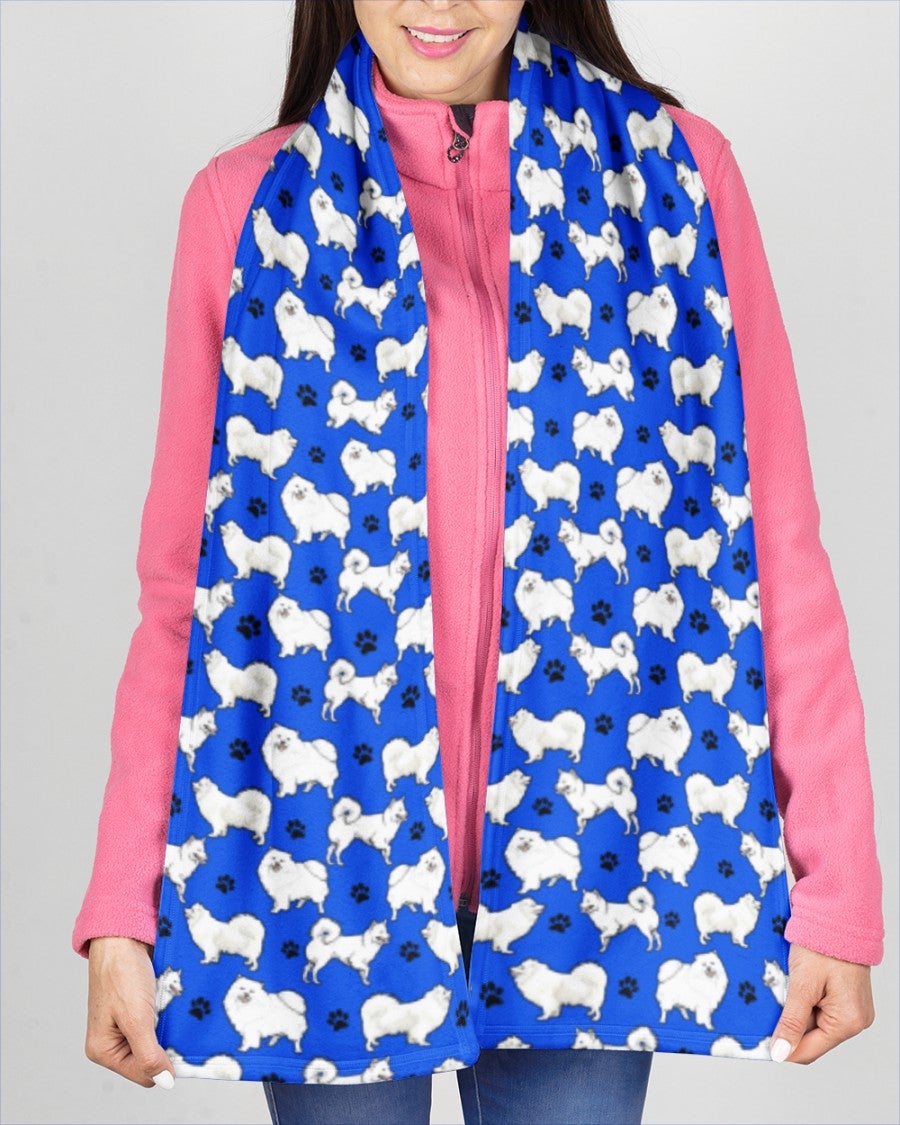 American Eskimo-Paw Dog Scarf