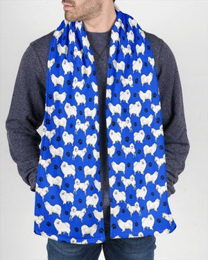 American Eskimo-Paw Dog Scarf