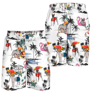 American Hairless Terrier-Summer Beach Mens Shorts