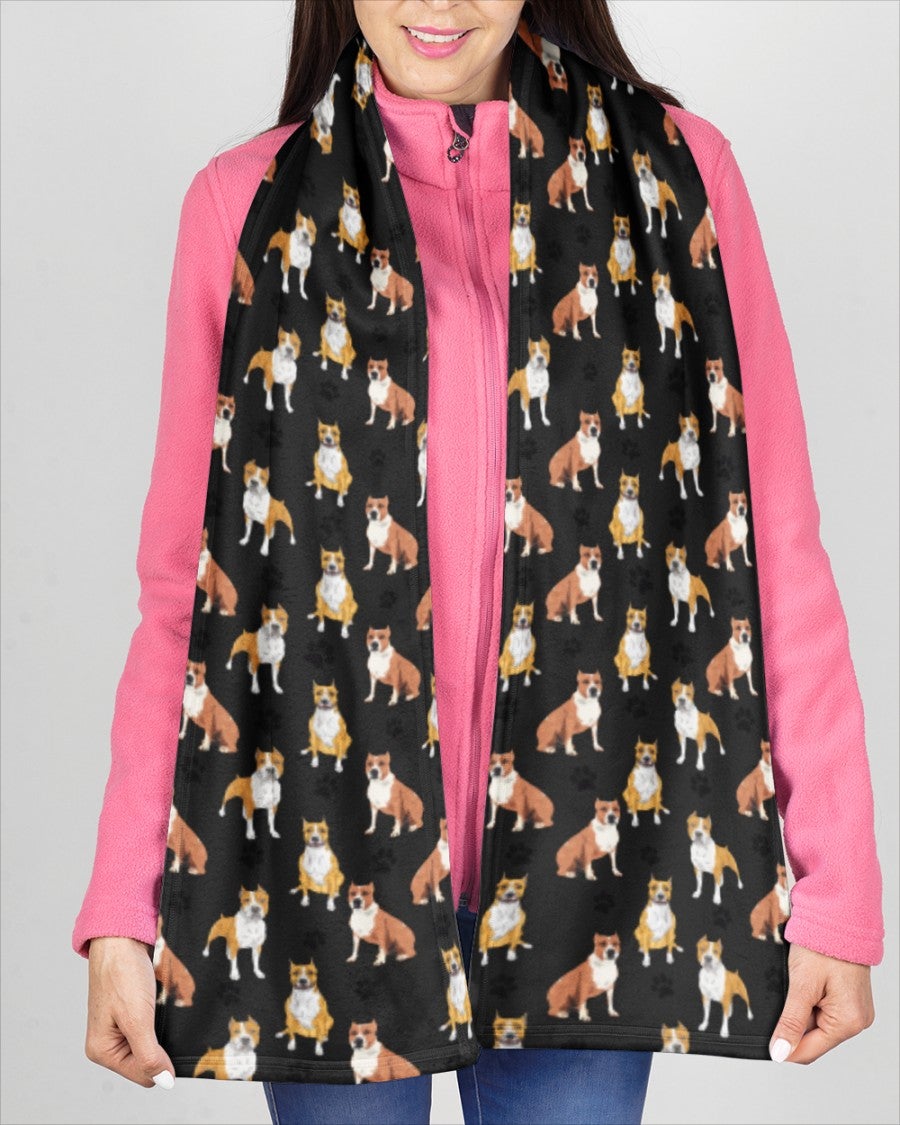 American Pit Bull Terrier-Paw Dog Scarf