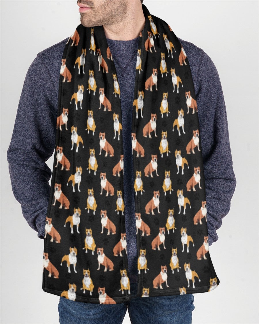 American Pit Bull Terrier-Paw Dog Scarf