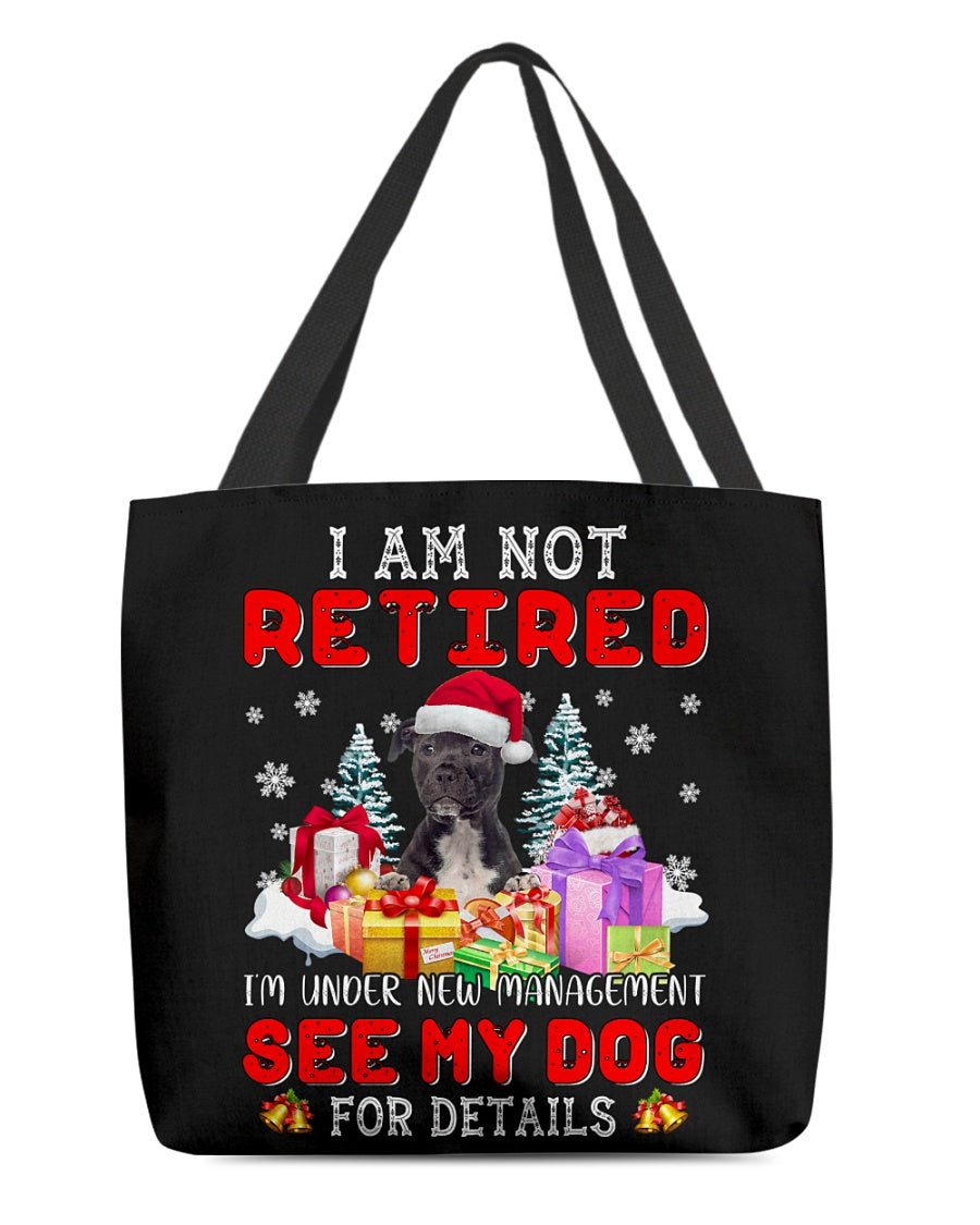 American Staffordshire Terrier-New Management Cloth Tote Bag