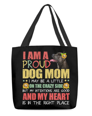 American Staffordshire Terrier-Right Place-Cloth Tote Bag