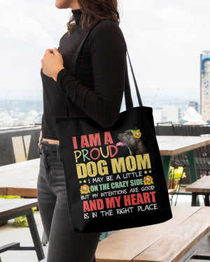 American Staffordshire Terrier-Right Place-Cloth Tote Bag