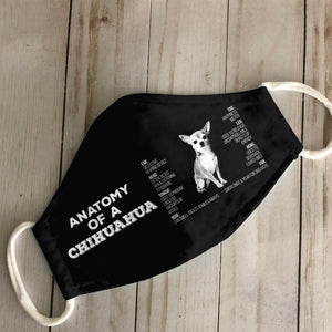 Anatomy Chihuahua EZ03 0707 Face Mask