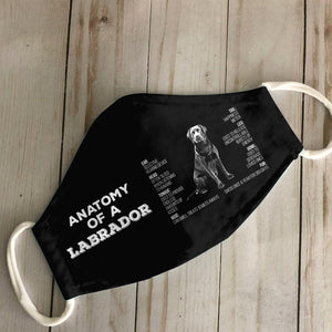 Anatomy Labrador EZ03 0707 Face Mask