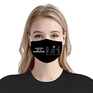 Anatomy Labrador EZ03 0707 Face Mask