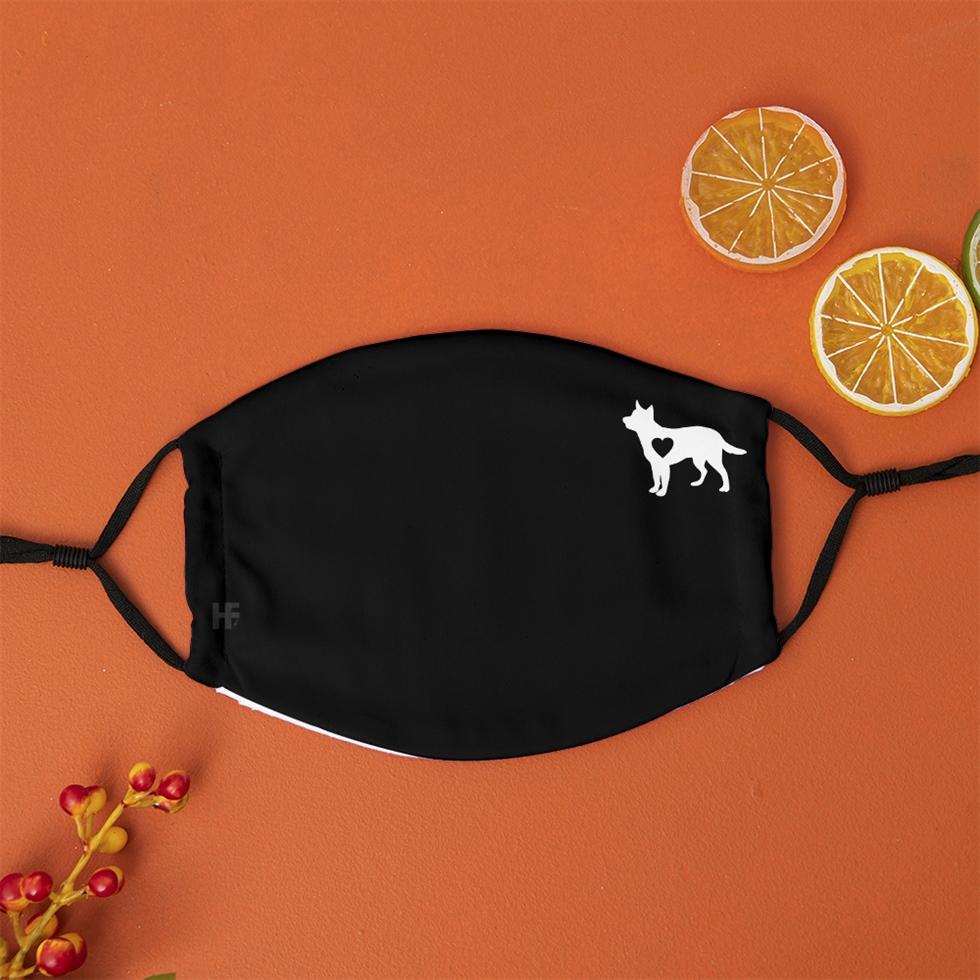 Australian Cattle Dog Heart EZ07 2008 Face Mask