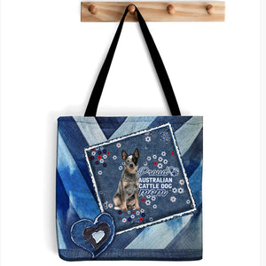 Australian Cattle Dog Pround Mom2-Cloth Tote Bag