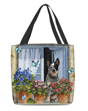 Australian Cattle Dog Today I Choose Joy-Cloth Tote Bag