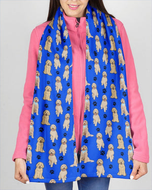 Australian Labradoodle-Paw Dog Scarf