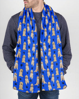 Australian Labradoodle-Paw Dog Scarf