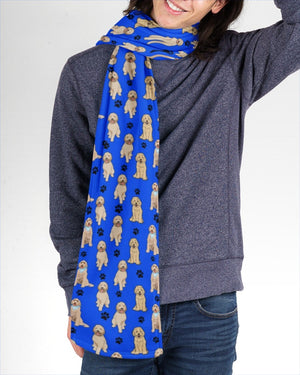 Australian Labradoodle-Paw Dog Scarf