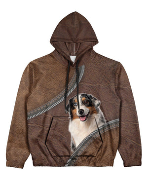 Australian Shepherd 1-Never Walk Alone Hoodie