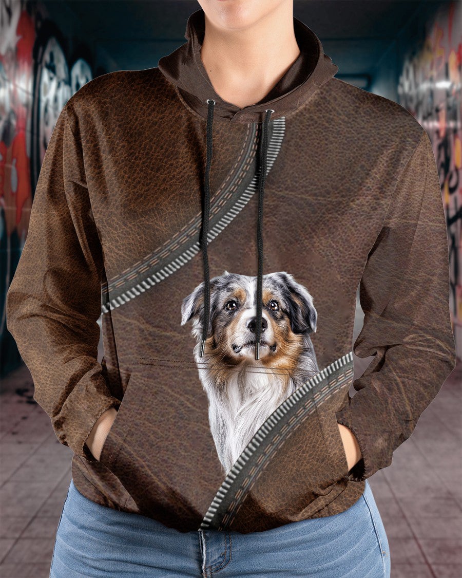 Australian Shepherd 2-Never Walk Alone Hoodie