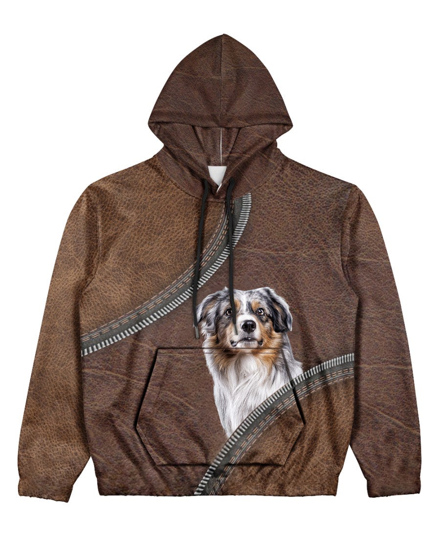 Australian Shepherd 2-Never Walk Alone Hoodie