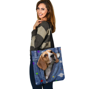 BEAGLE-The Rainbow-Cloth Tote Bag