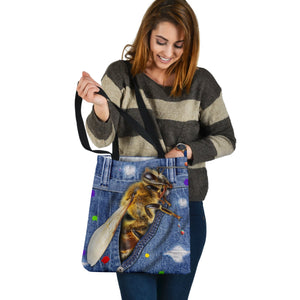 BEE-The Rainbow-Cloth Tote Bag