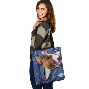 BULL TERRIER-The Rainbow-Cloth Tote Bag