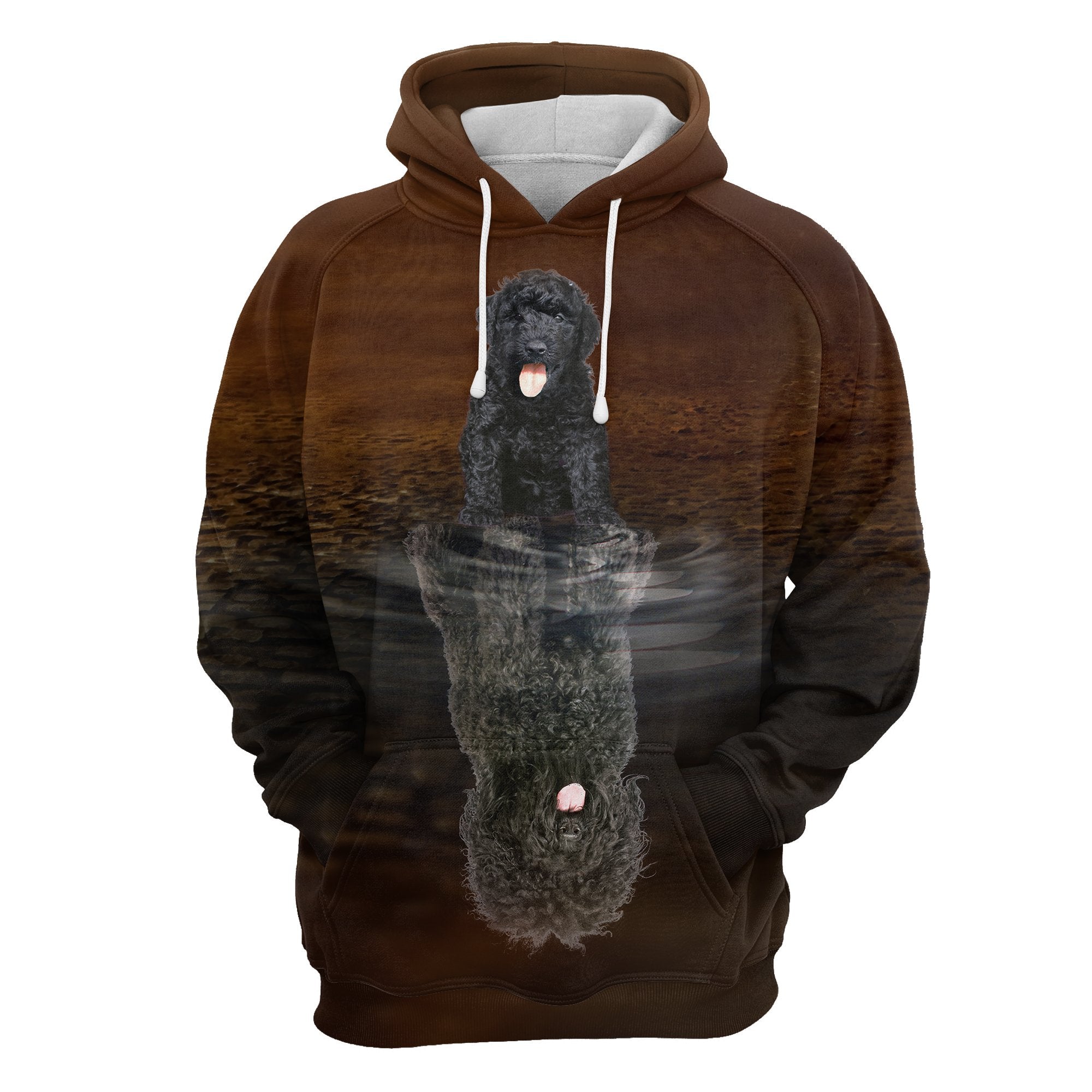 Cute Barbet Reflection All Over Hoodie