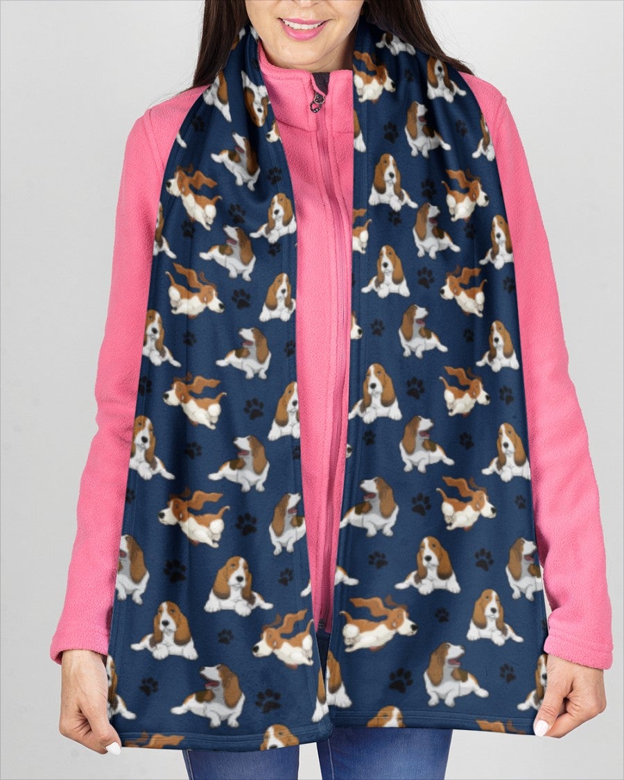 Basset Hound-Paw Dog Scarf