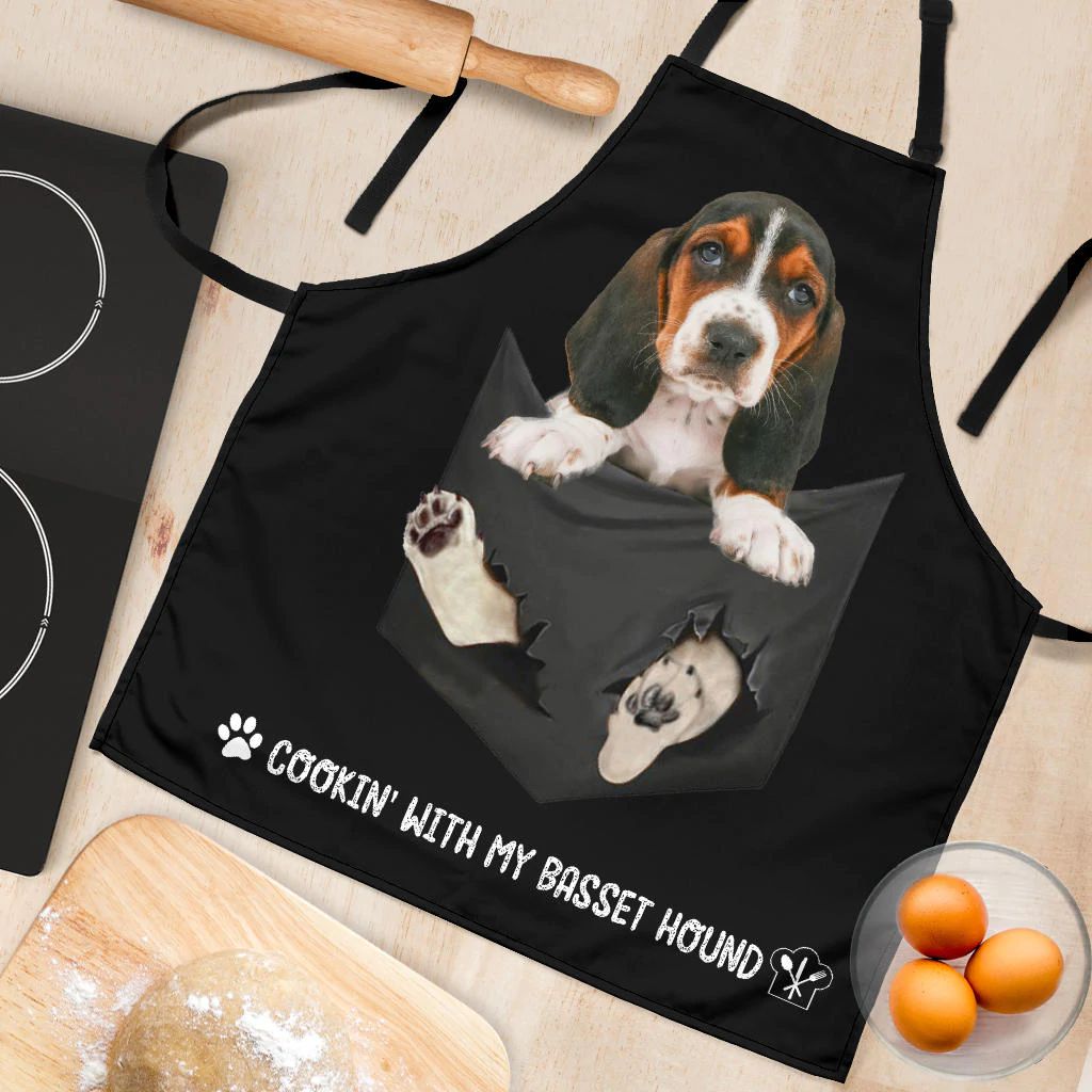 Basset Hound  Cookin' With Me Apron