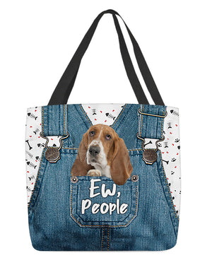 Basset hound-EW people-Cloth Tote Bag