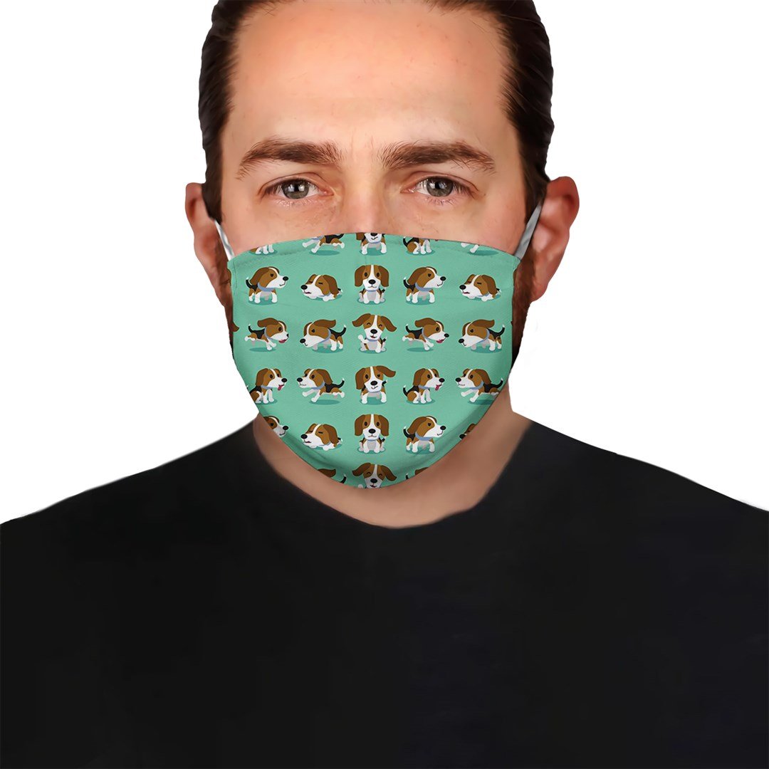 Beagle Dog Pattern EZ08 0504 Face Mask