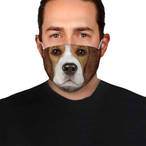 Beagle Face EZ06 1504 Face Mask