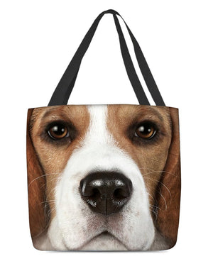 Beagle 2 Face-Cloth Tote Bag