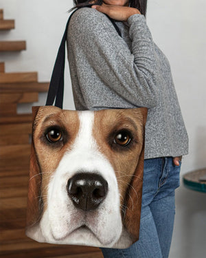 Beagle 2 Face-Cloth Tote Bag