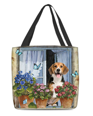 Beagle 2 Today I Choose Joy-Cloth Tote Bag