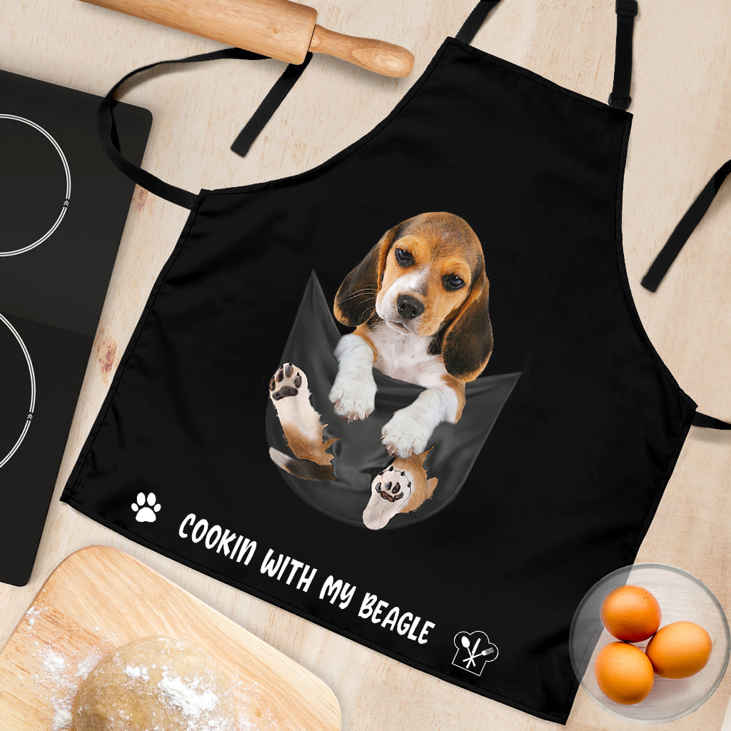 Beagle 4 Cookin' With Me Apron