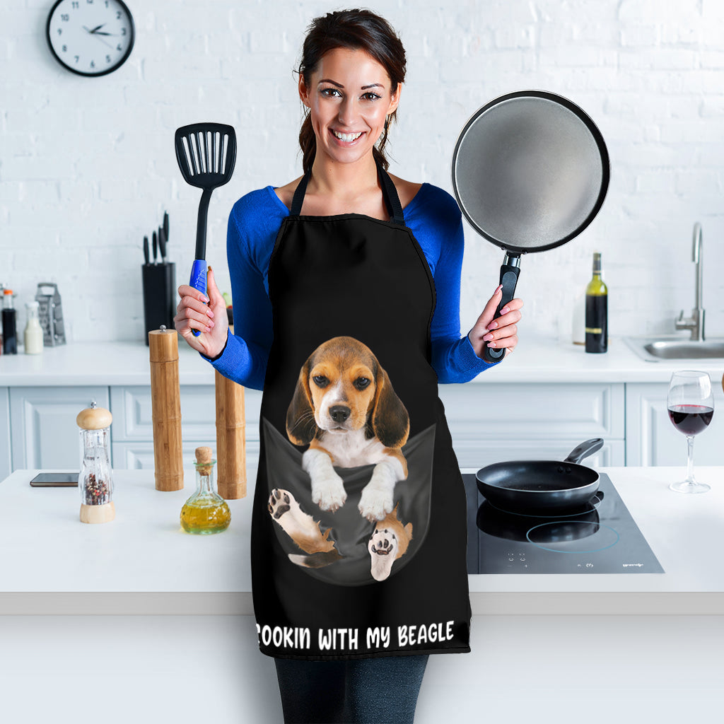 Beagle 4 Cookin' With Me Apron