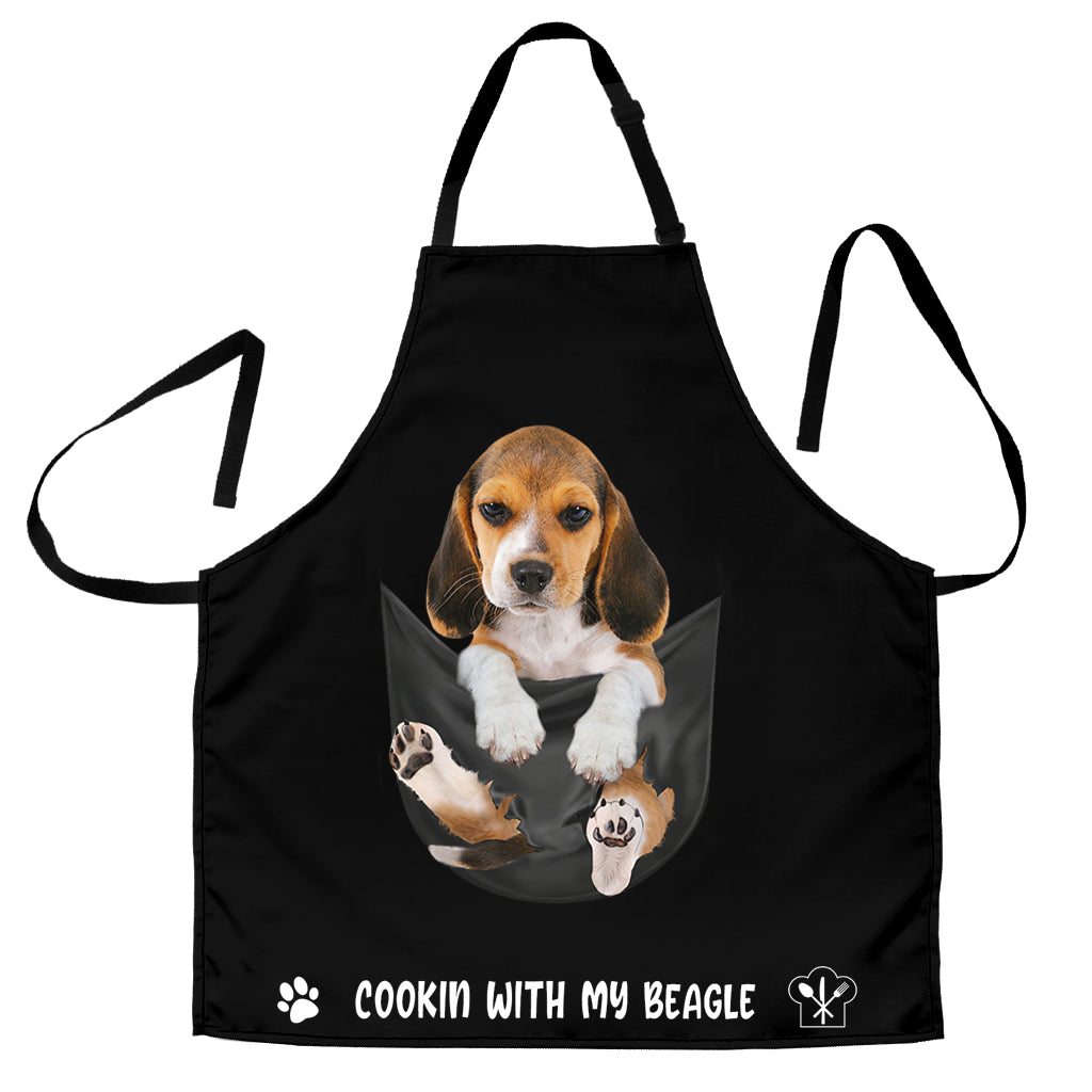 Beagle 4 Cookin' With Me Apron