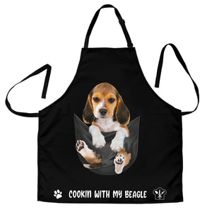 Beagle 4 Cookin' With Me Apron